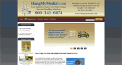 Desktop Screenshot of hangmymedia.com